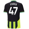 Officiële Voetbalshirt + Korte Broek Manchester City Foden 47 Uit 2024-25 - Kids